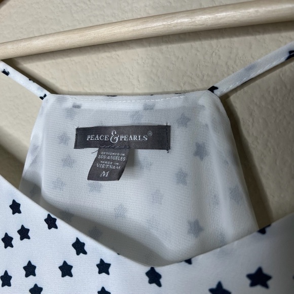 Peace & Pearls Women Tank - Picture 4 of 4